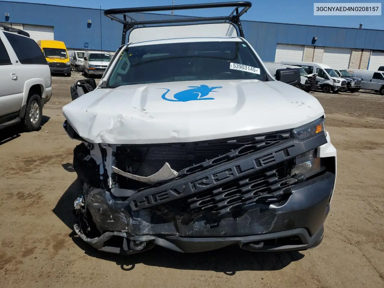 2022 Chevrolet Silverado Ltd K1500 VIN: 3GCNYAED4NG208157 Lot: 53903145
