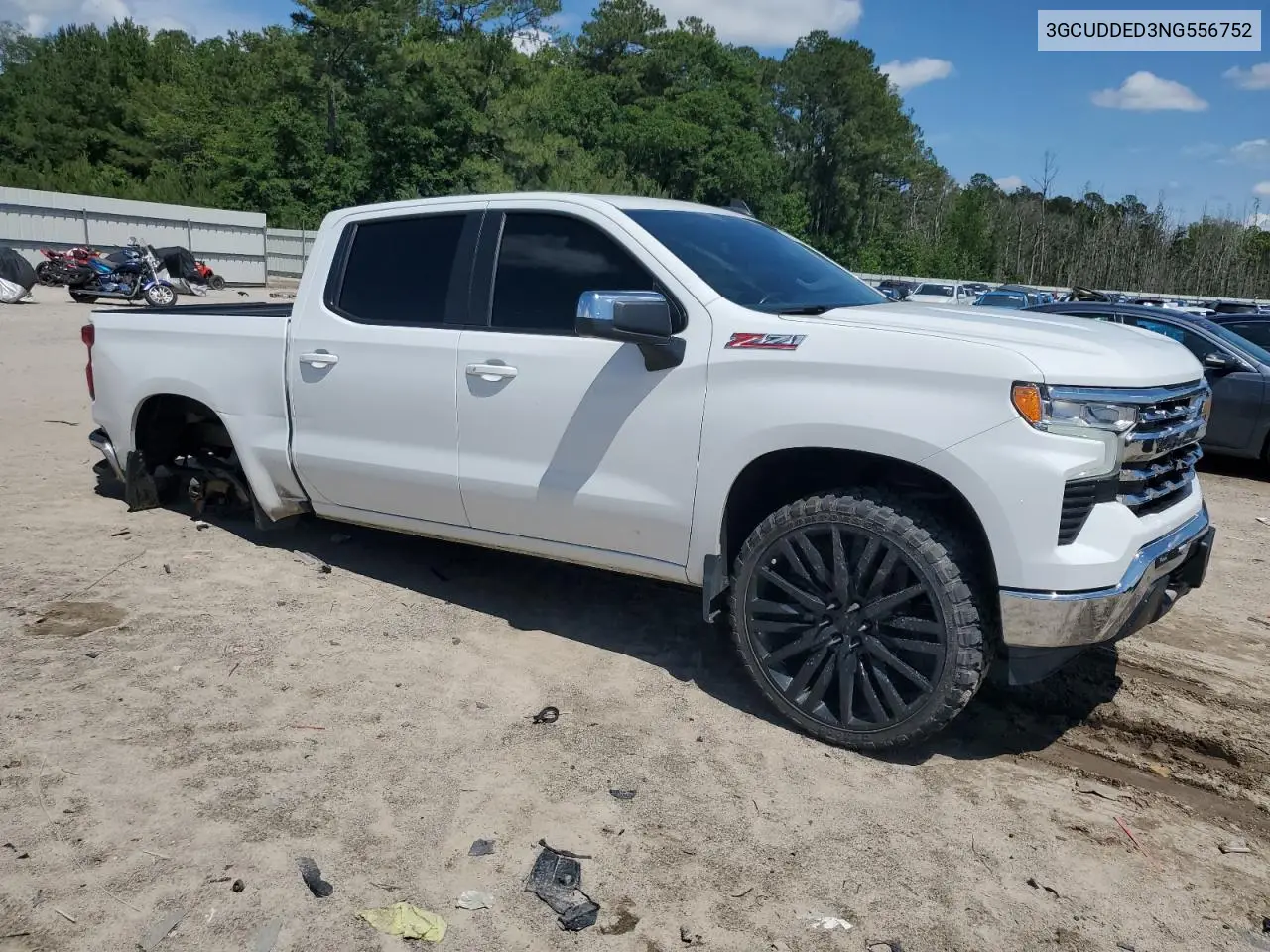 2022 Chevrolet Silverado K1500 Lt VIN: 3GCUDDED3NG556752 Lot: 55847855