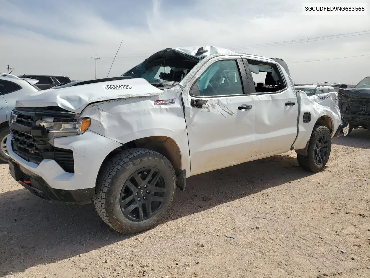 2022 Chevrolet Silverado K1500 Lt Trail Boss VIN: 3GCUDFED9NG683565 Lot: 56344725