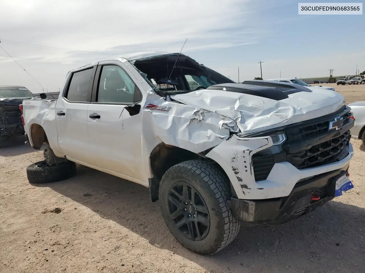 2022 Chevrolet Silverado K1500 Lt Trail Boss VIN: 3GCUDFED9NG683565 Lot: 56344725