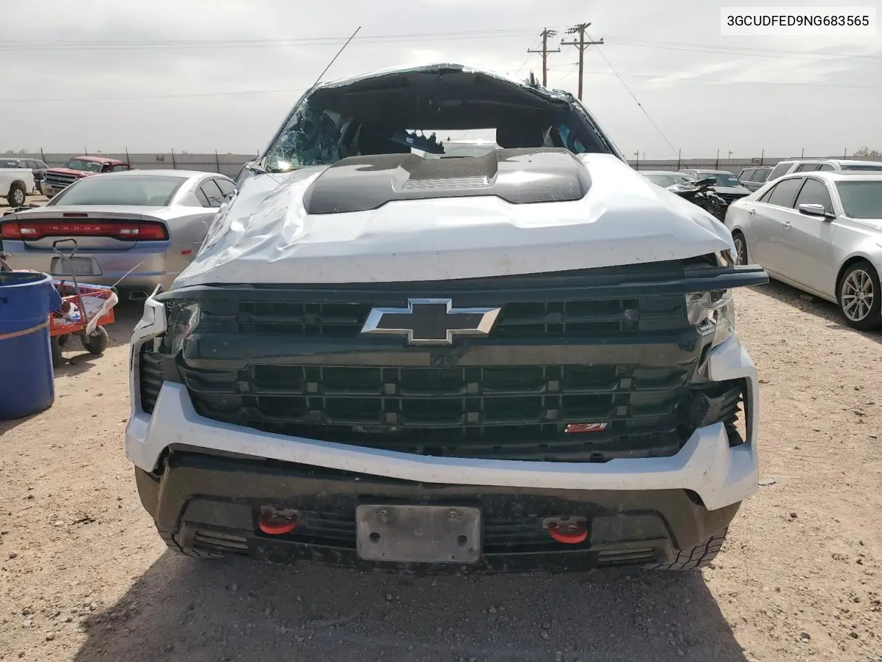 2022 Chevrolet Silverado K1500 Lt Trail Boss VIN: 3GCUDFED9NG683565 Lot: 56344725