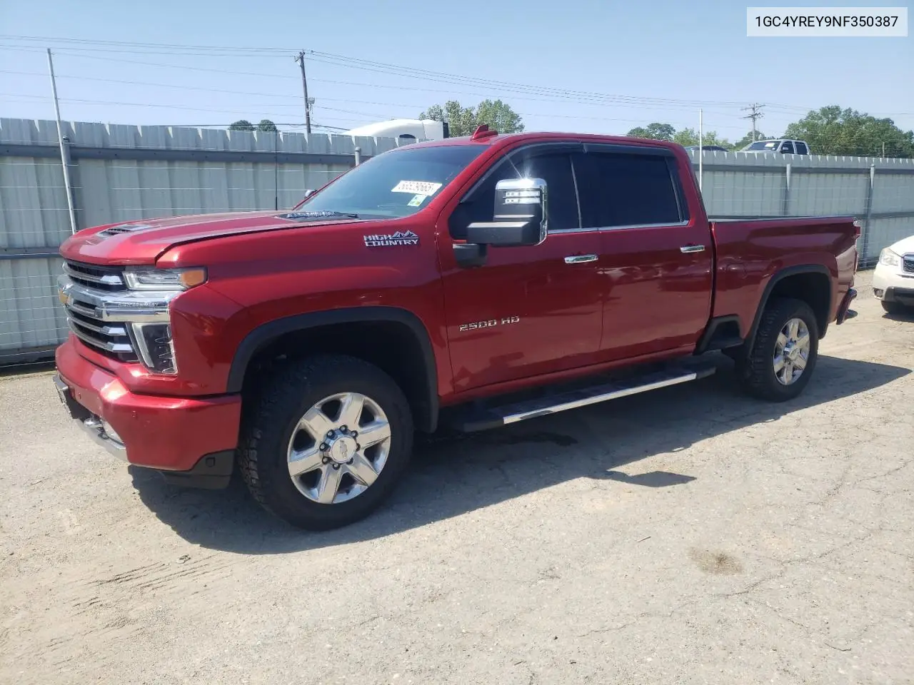 2022 Chevrolet Silverado K2500 High Country VIN: 1GC4YREY9NF350387 Lot: 56529565
