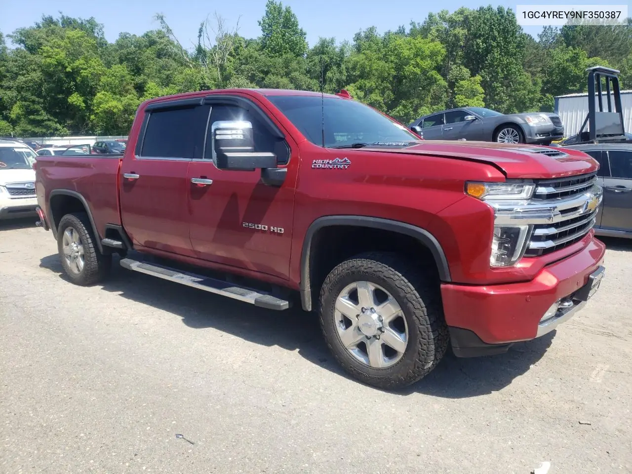 2022 Chevrolet Silverado K2500 High Country VIN: 1GC4YREY9NF350387 Lot: 56529565