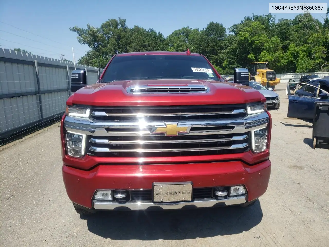2022 Chevrolet Silverado K2500 High Country VIN: 1GC4YREY9NF350387 Lot: 56529565