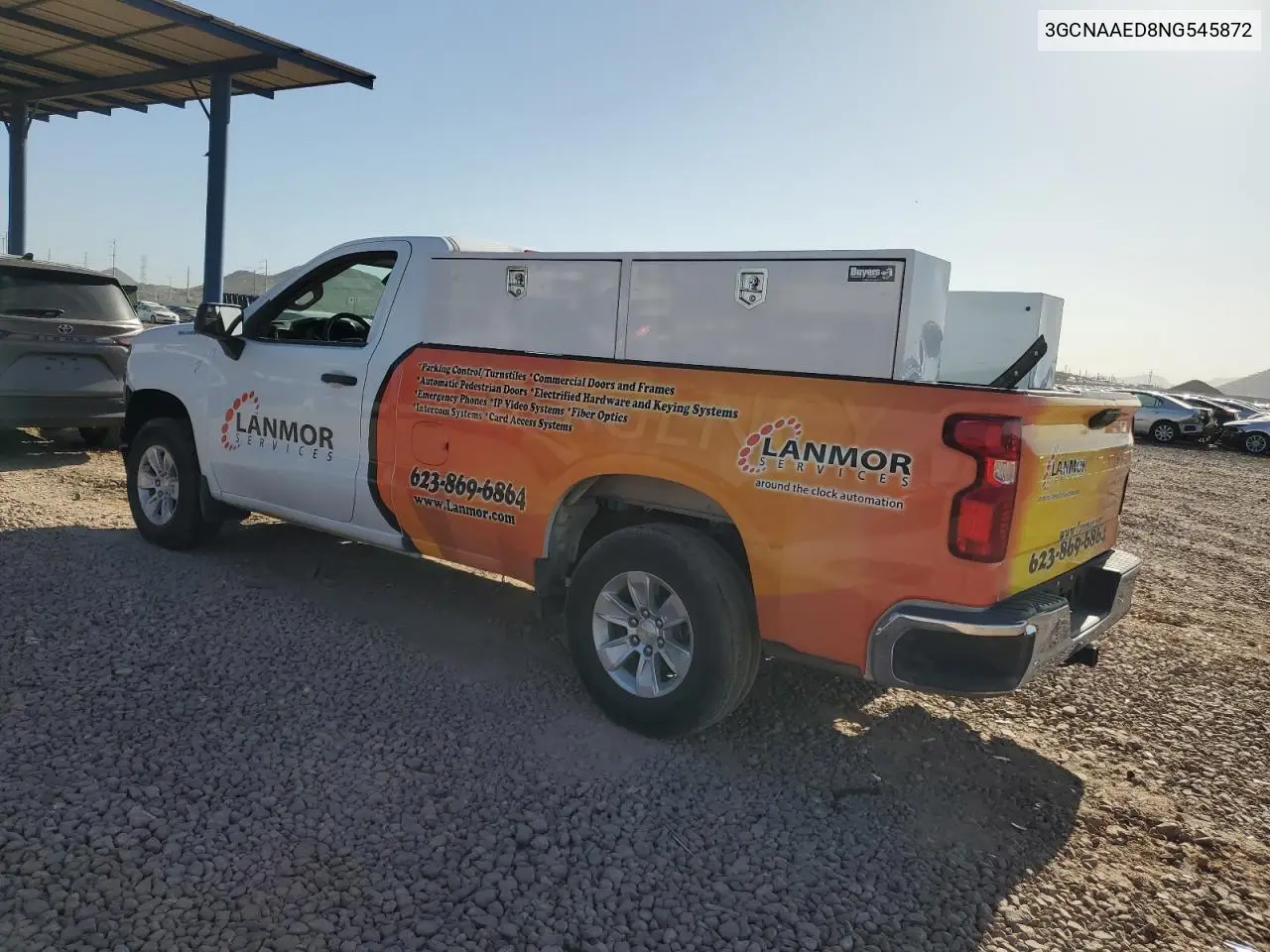 2022 Chevrolet Silverado C1500 VIN: 3GCNAAED8NG545872 Lot: 56648555