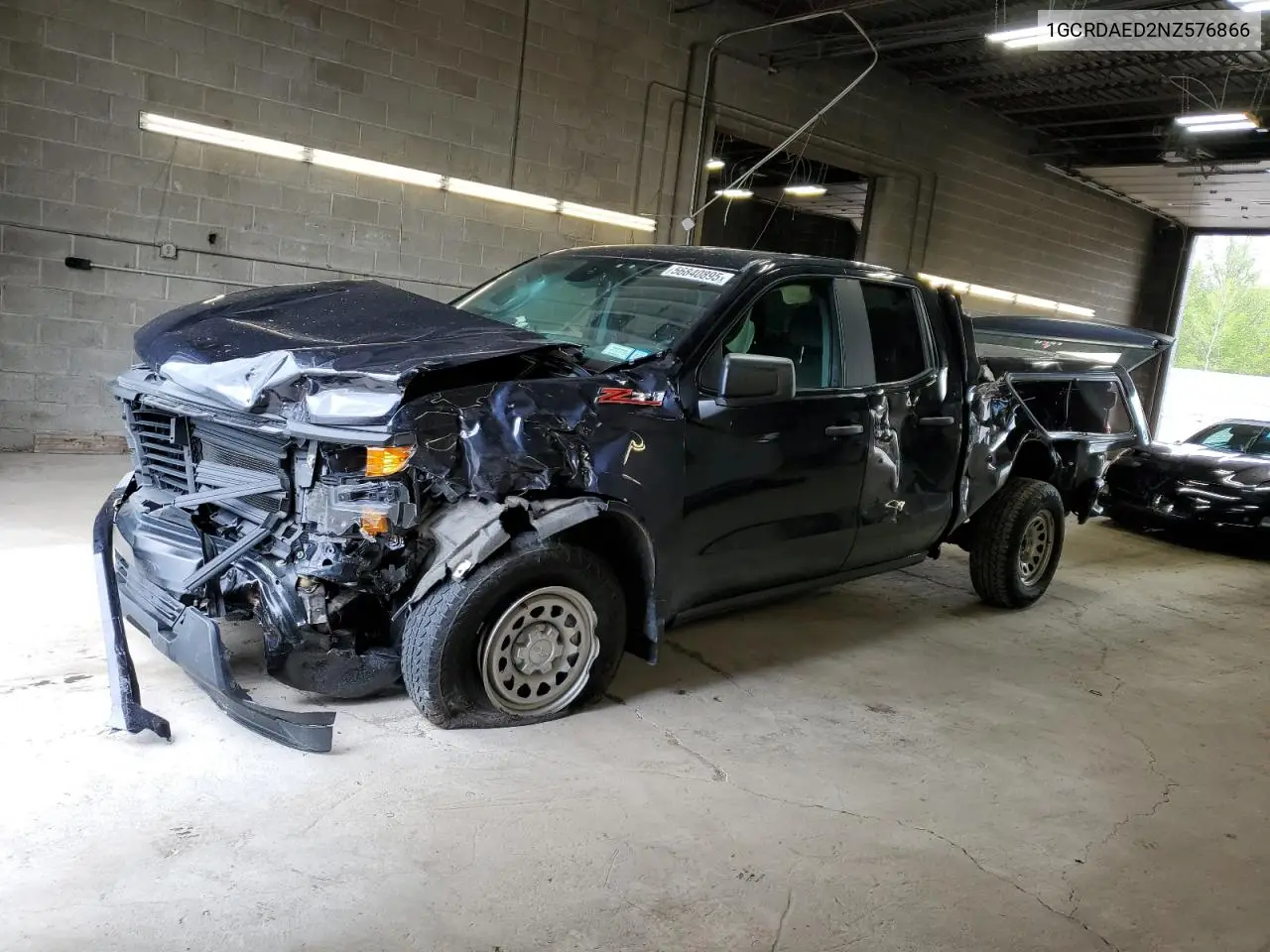 2022 Chevrolet Silverado K1500 VIN: 1GCRDAED2NZ576866 Lot: 56840895