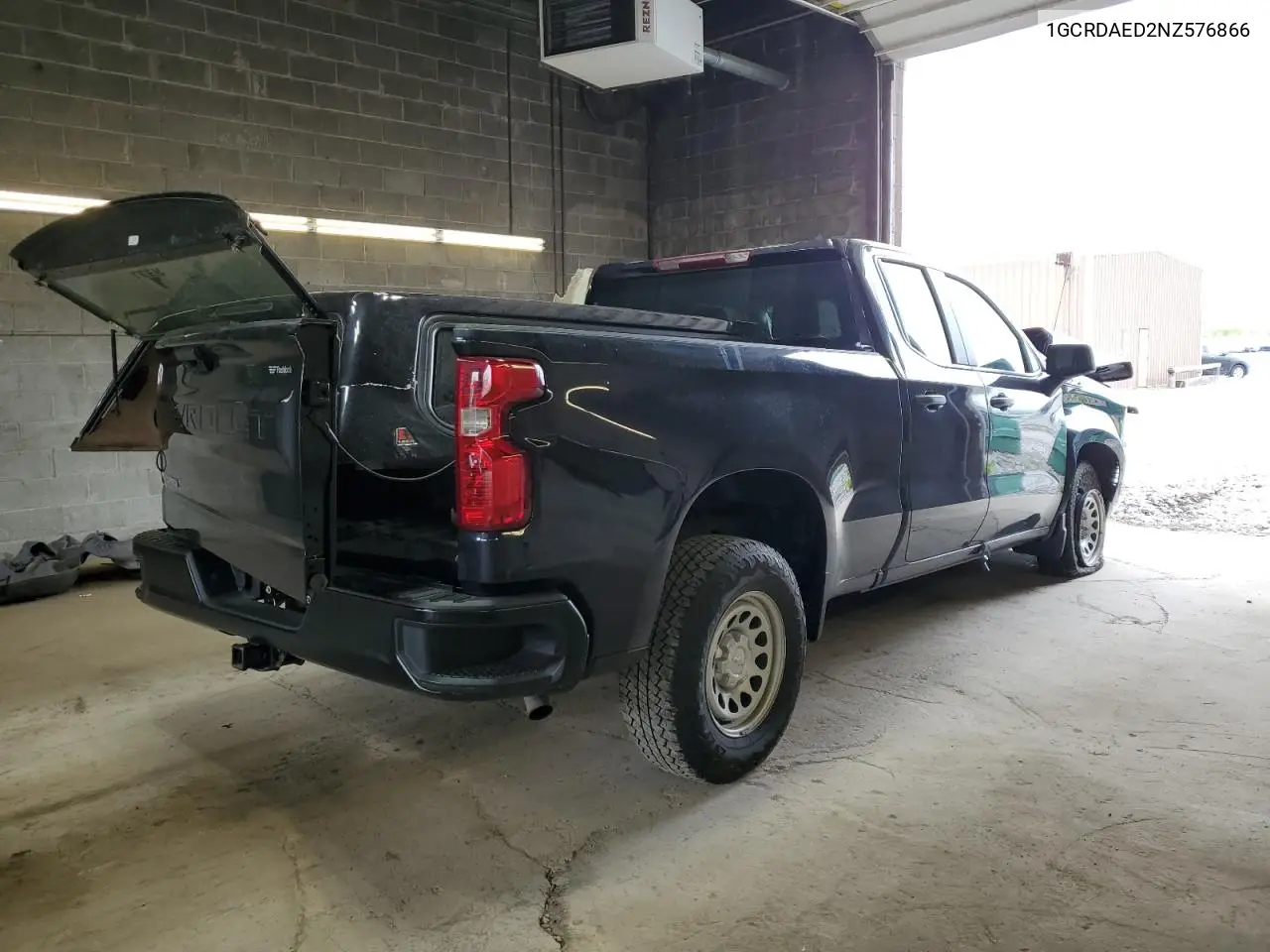 2022 Chevrolet Silverado K1500 VIN: 1GCRDAED2NZ576866 Lot: 56840895