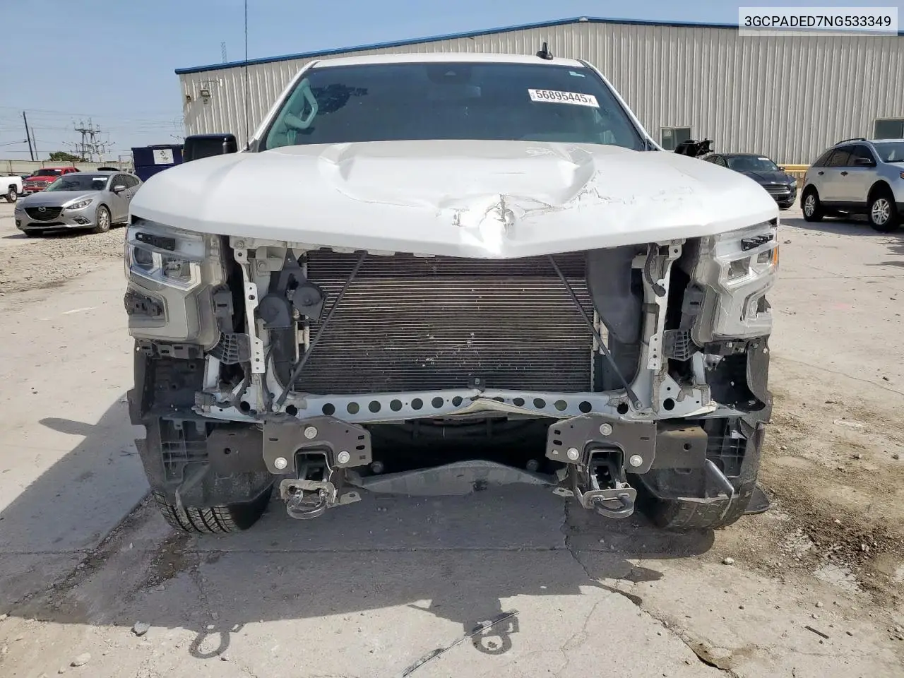 2022 Chevrolet Silverado C1500 Rst VIN: 3GCPADED7NG533349 Lot: 56895445