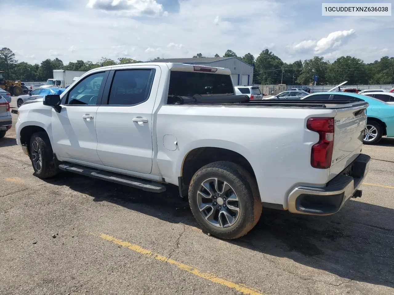 2022 Chevrolet Silverado K1500 Lt VIN: 1GCUDDETXNZ636038 Lot: 58917415
