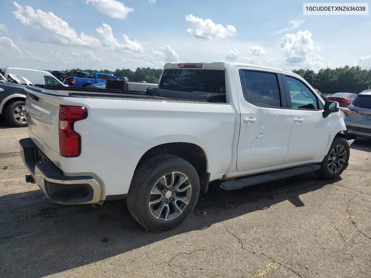2022 Chevrolet Silverado K1500 Lt VIN: 1GCUDDETXNZ636038 Lot: 58917415