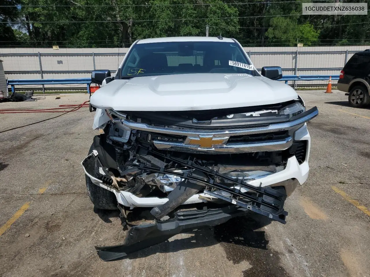 2022 Chevrolet Silverado K1500 Lt VIN: 1GCUDDETXNZ636038 Lot: 58917415