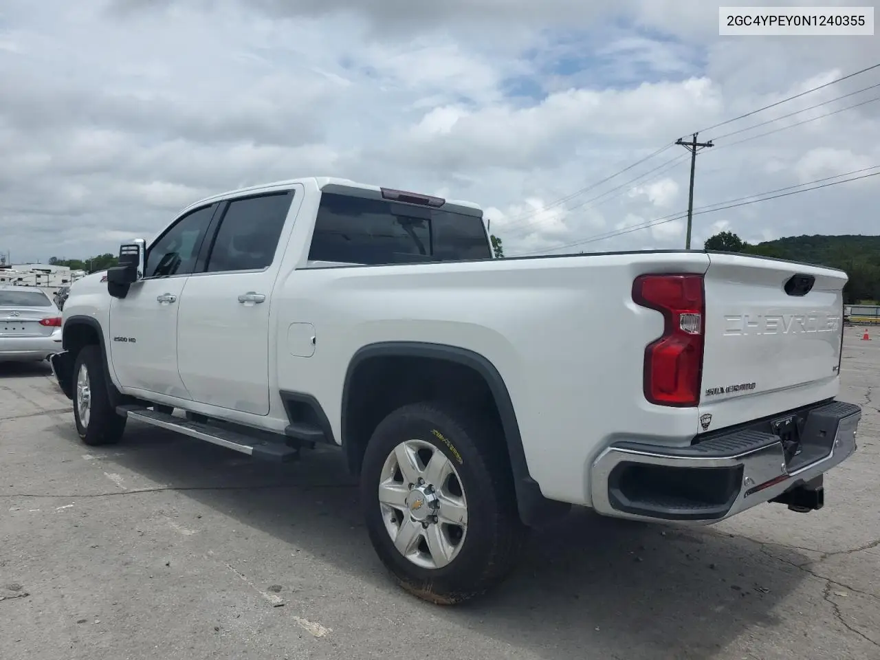 2022 Chevrolet Silverado K2500 Heavy Duty Ltz VIN: 2GC4YPEY0N1240355 Lot: 60935955