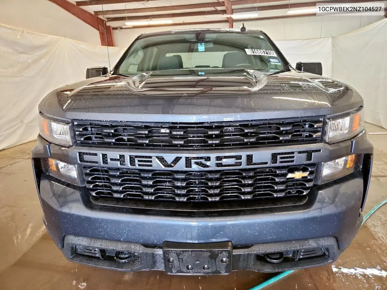 2022 Chevrolet Silverado Ltd C1500 Custom VIN: 1GCPWBEK2NZ104527 Lot: 61688715