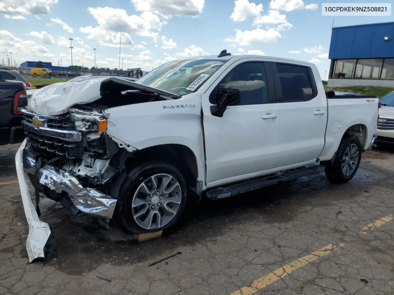 2022 Chevrolet Silverado K1500 Lt-L VIN: 1GCPDKEK9NZ508821 Lot: 61832995