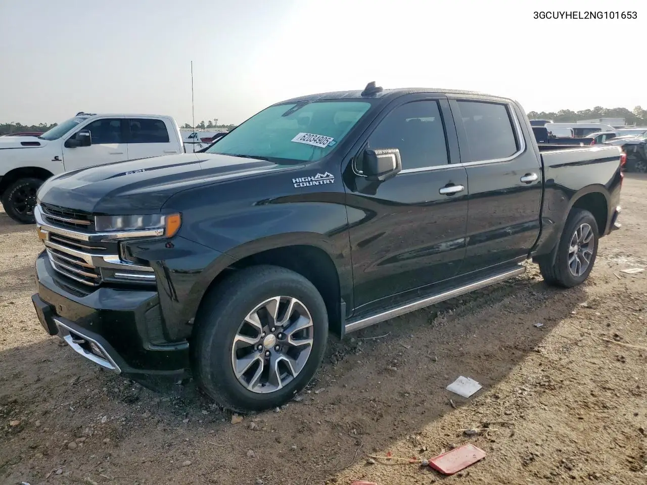 2022 Chevrolet Silverado Ltd K1500 High Country VIN: 3GCUYHEL2NG101653 Lot: 62034905