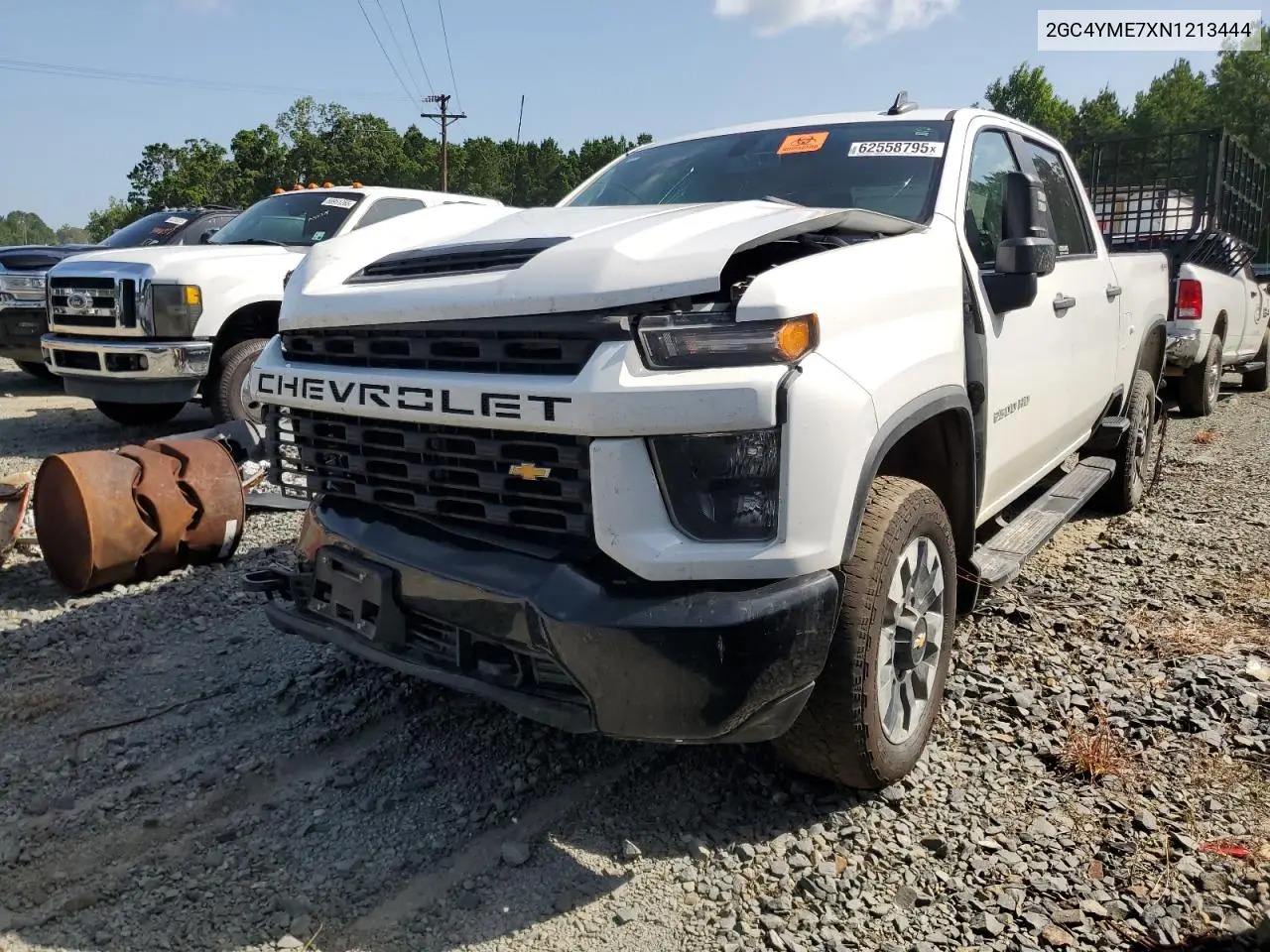 2022 Chevrolet Silverado K2500 Custom VIN: 2GC4YME7XN1213444 Lot: 62558795