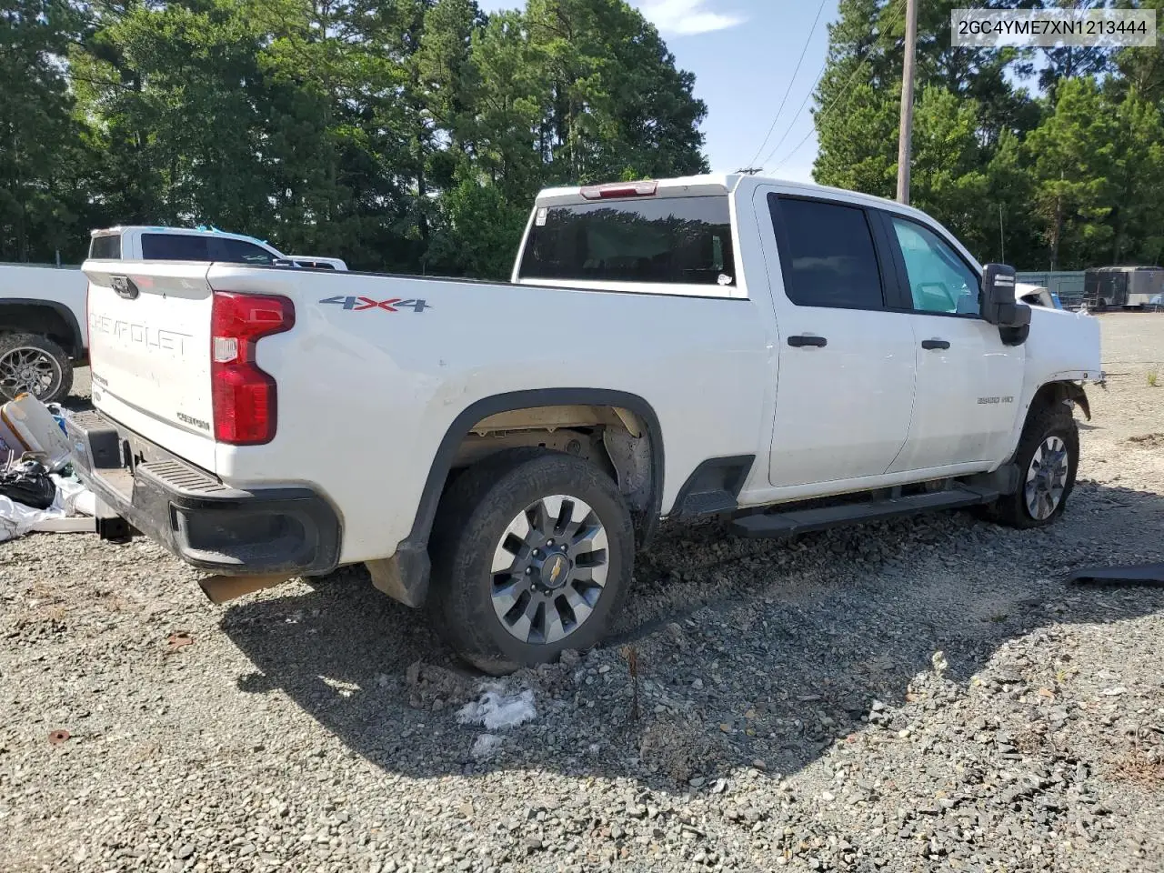 2022 Chevrolet Silverado K2500 Custom VIN: 2GC4YME7XN1213444 Lot: 62558795