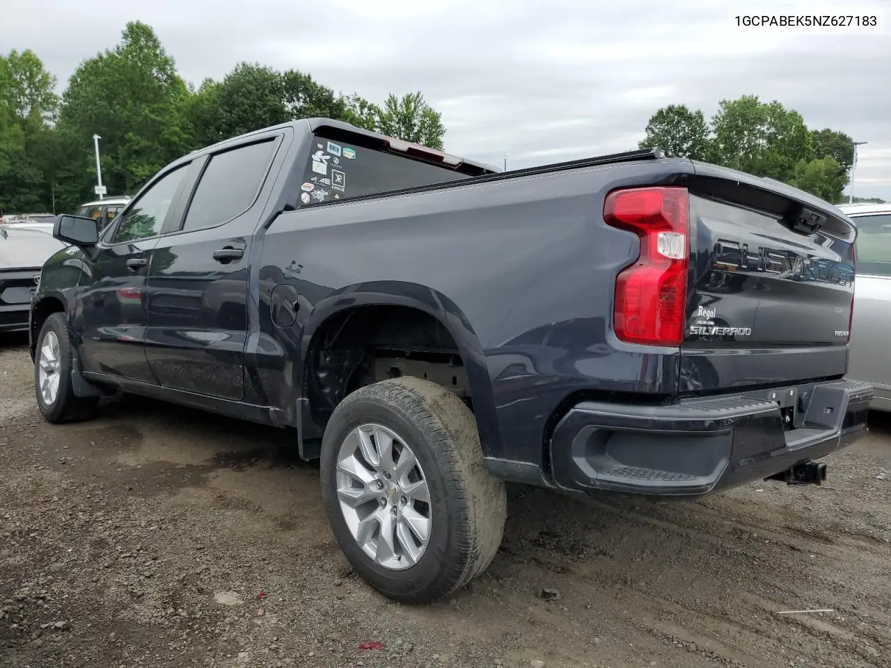 2022 Chevrolet Silverado C1500 Custom VIN: 1GCPABEK5NZ627183 Lot: 62578775