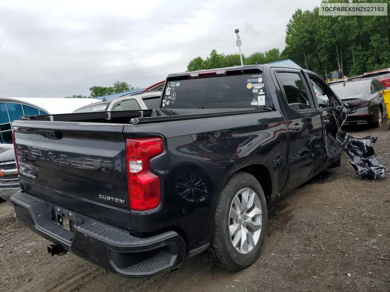 2022 Chevrolet Silverado C1500 Custom VIN: 1GCPABEK5NZ627183 Lot: 62578775