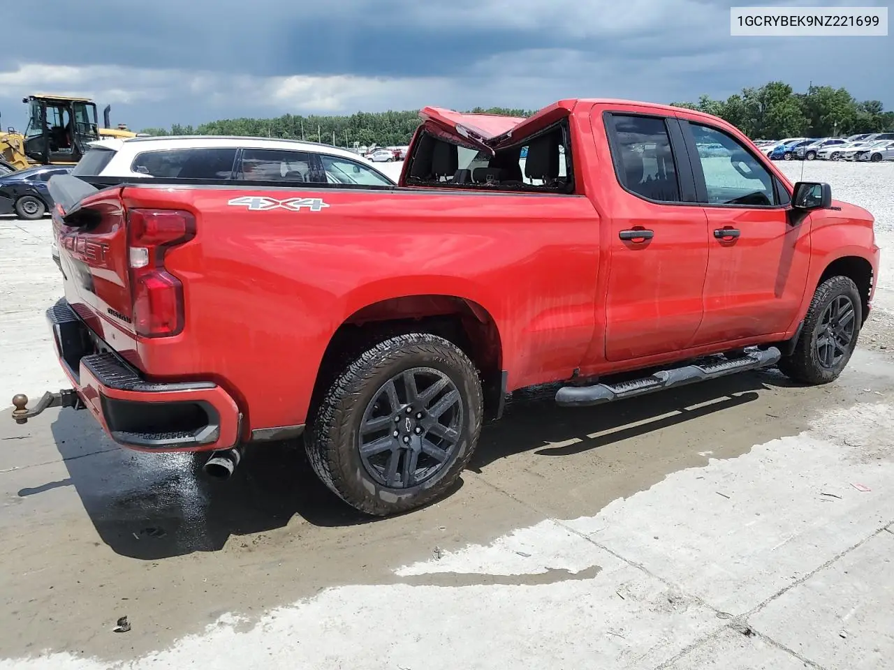 2022 Chevrolet Silverado Ltd K1500 Custom VIN: 1GCRYBEK9NZ221699 Lot: 62661405