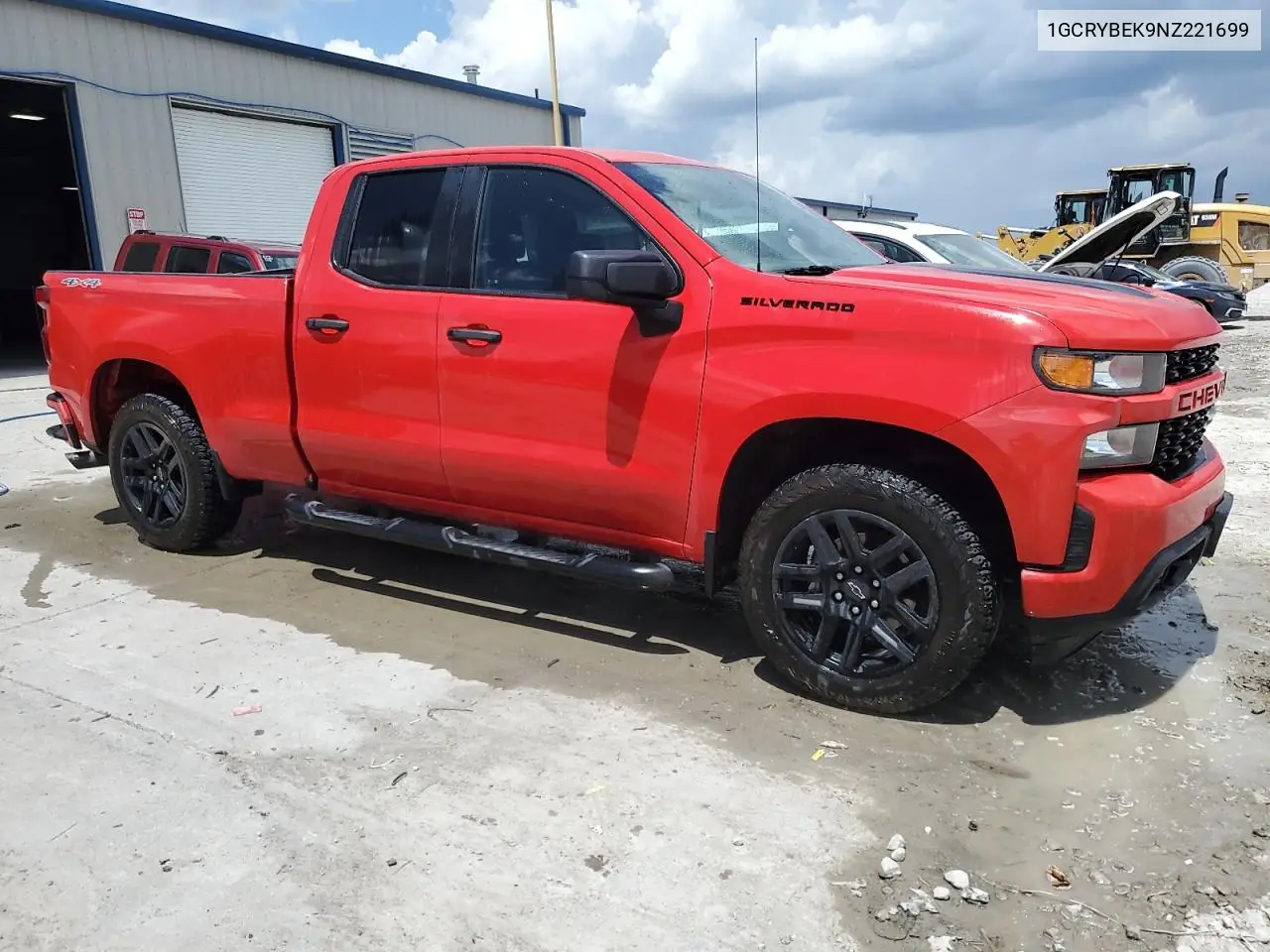 2022 Chevrolet Silverado Ltd K1500 Custom VIN: 1GCRYBEK9NZ221699 Lot: 62661405