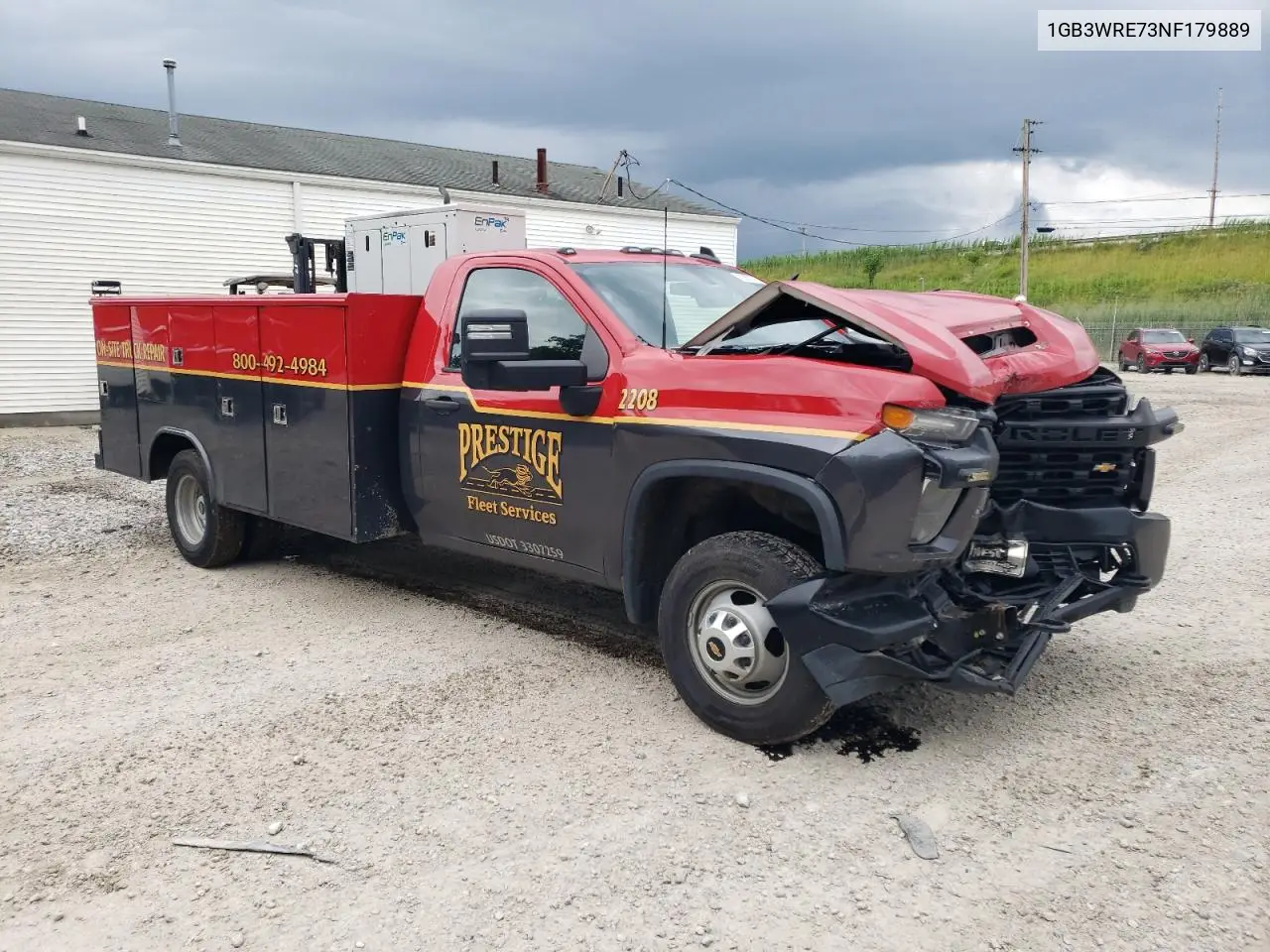 2022 Chevrolet Silverado C3500 VIN: 1GB3WRE73NF179889 Lot: 62851375