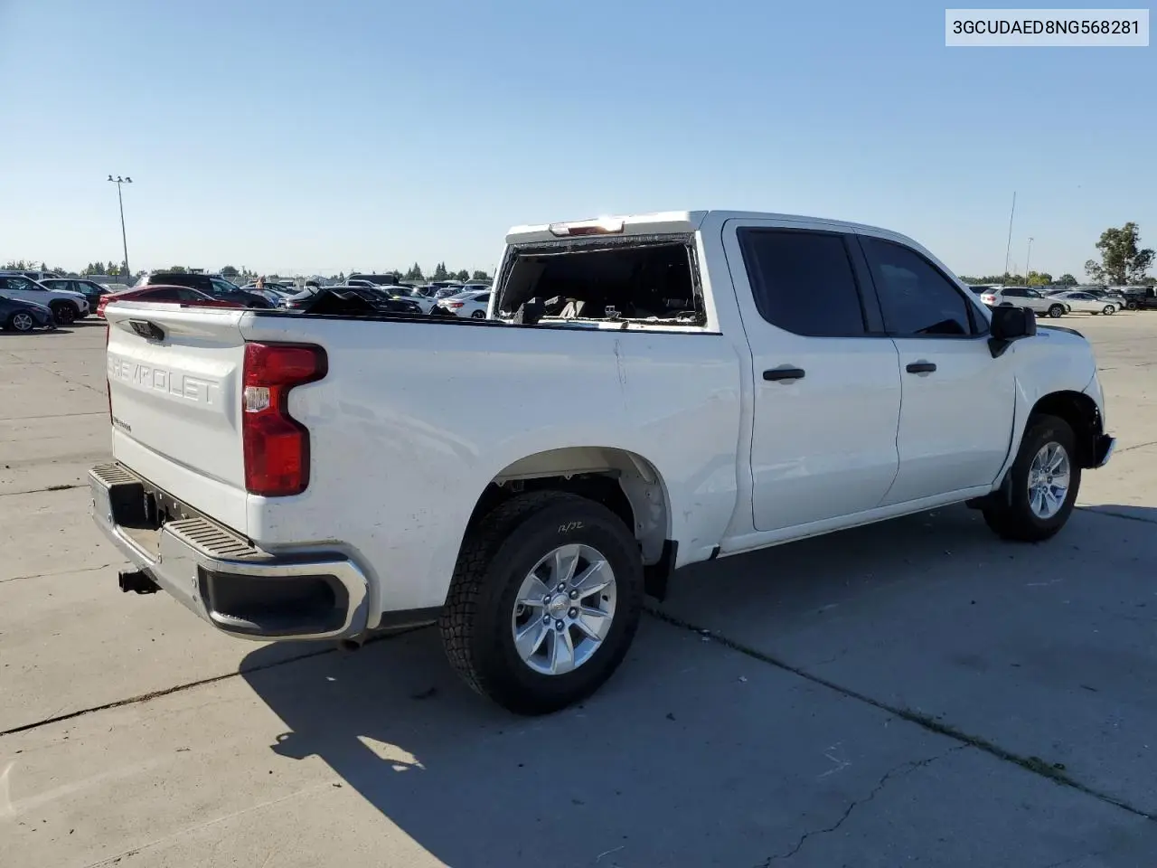 2022 Chevrolet Silverado K1500 VIN: 3GCUDAED8NG568281 Lot: 67176993
