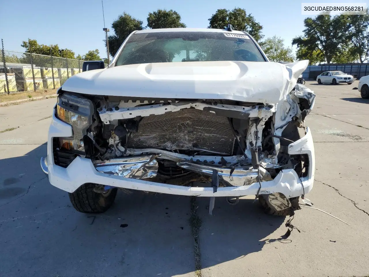 2022 Chevrolet Silverado K1500 VIN: 3GCUDAED8NG568281 Lot: 67176993