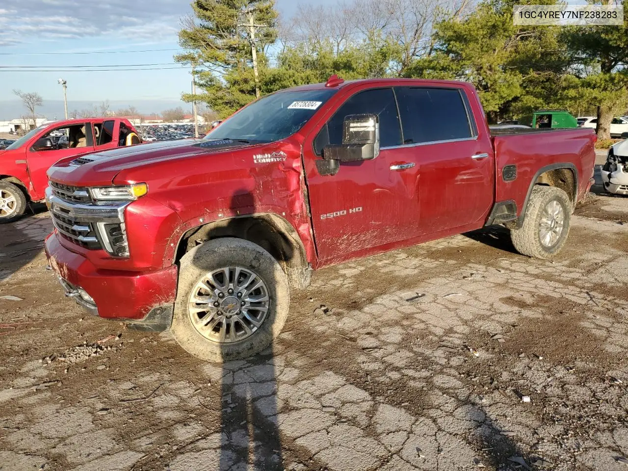 2022 Chevrolet Silverado K2500 High Country VIN: 1GC4YREY7NF238283 Lot: 85728304