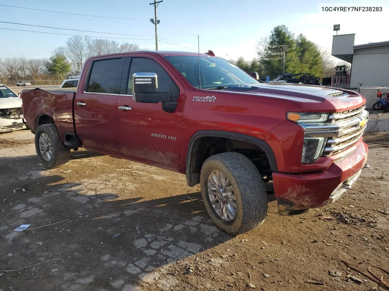 2022 Chevrolet Silverado K2500 High Country VIN: 1GC4YREY7NF238283 Lot: 85728304