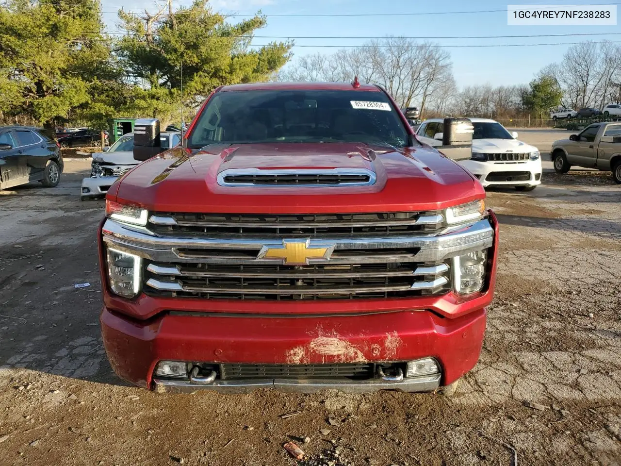 2022 Chevrolet Silverado K2500 High Country VIN: 1GC4YREY7NF238283 Lot: 85728304