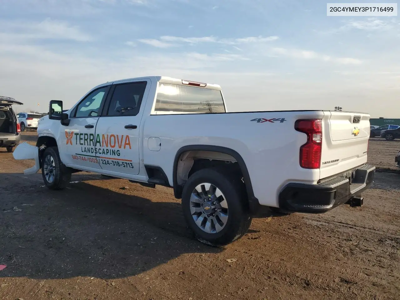 2023 Chevrolet Silverado K2500 Custom VIN: 2GC4YMEY3P1716499 Lot: 47088415