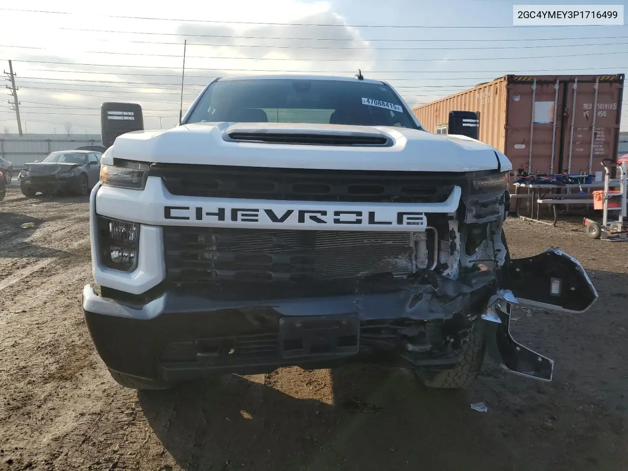 2023 Chevrolet Silverado K2500 Custom VIN: 2GC4YMEY3P1716499 Lot: 47088415