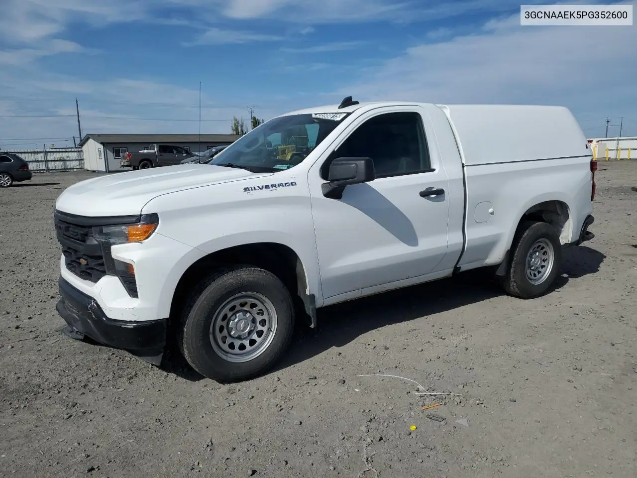 2023 Chevrolet Silverado C1500 VIN: 3GCNAAEK5PG352600 Lot: 56099815