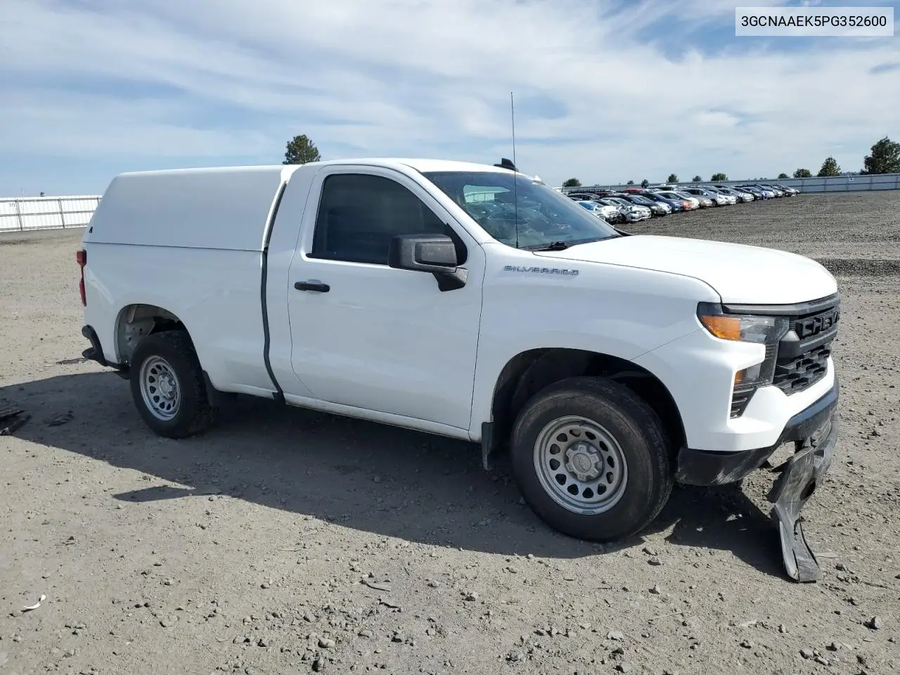 2023 Chevrolet Silverado C1500 VIN: 3GCNAAEK5PG352600 Lot: 56099815