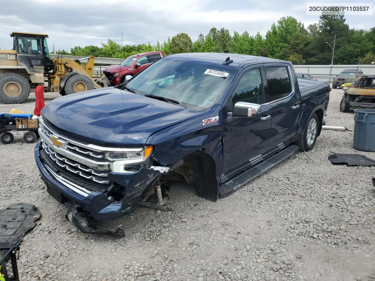 2023 Chevrolet Silverado K1500 Ltz VIN: 2GCUDGED7P1103537 Lot: 56723495