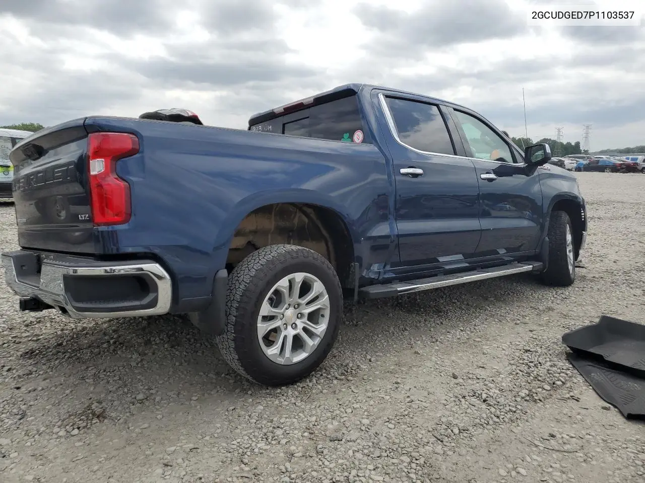 2023 Chevrolet Silverado K1500 Ltz VIN: 2GCUDGED7P1103537 Lot: 56723495