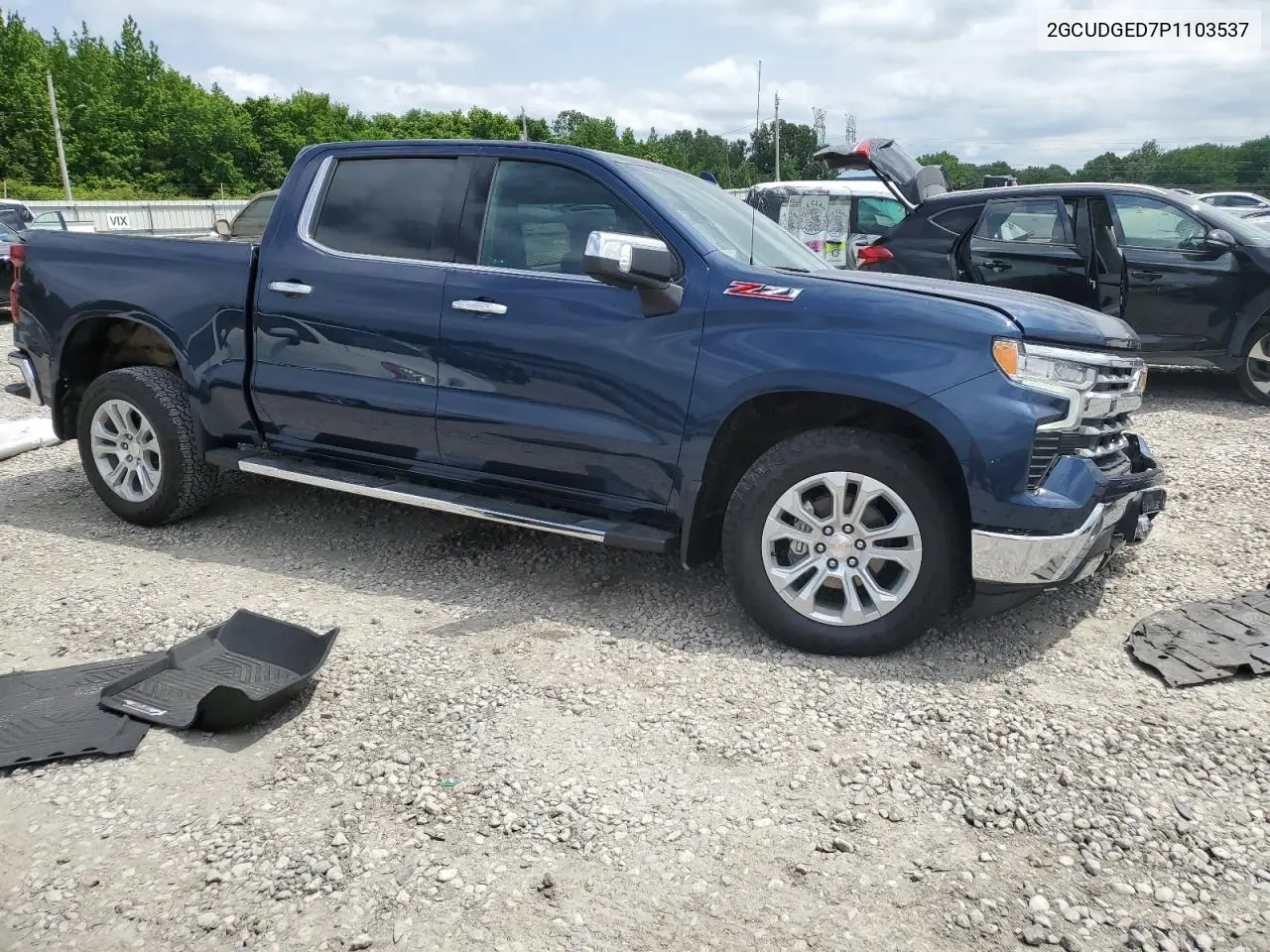 2023 Chevrolet Silverado K1500 Ltz VIN: 2GCUDGED7P1103537 Lot: 56723495