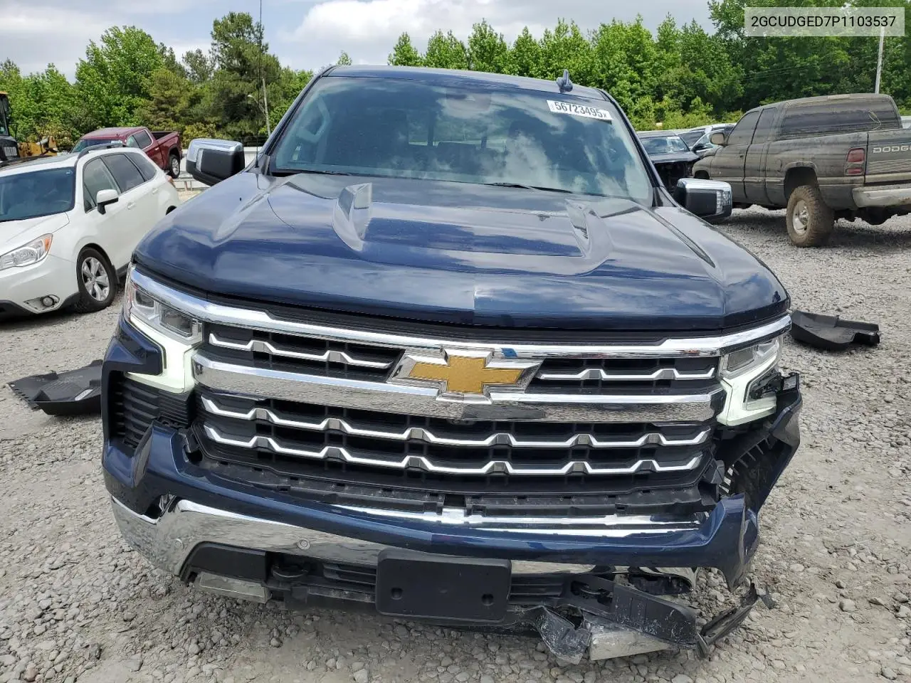 2023 Chevrolet Silverado K1500 Ltz VIN: 2GCUDGED7P1103537 Lot: 56723495
