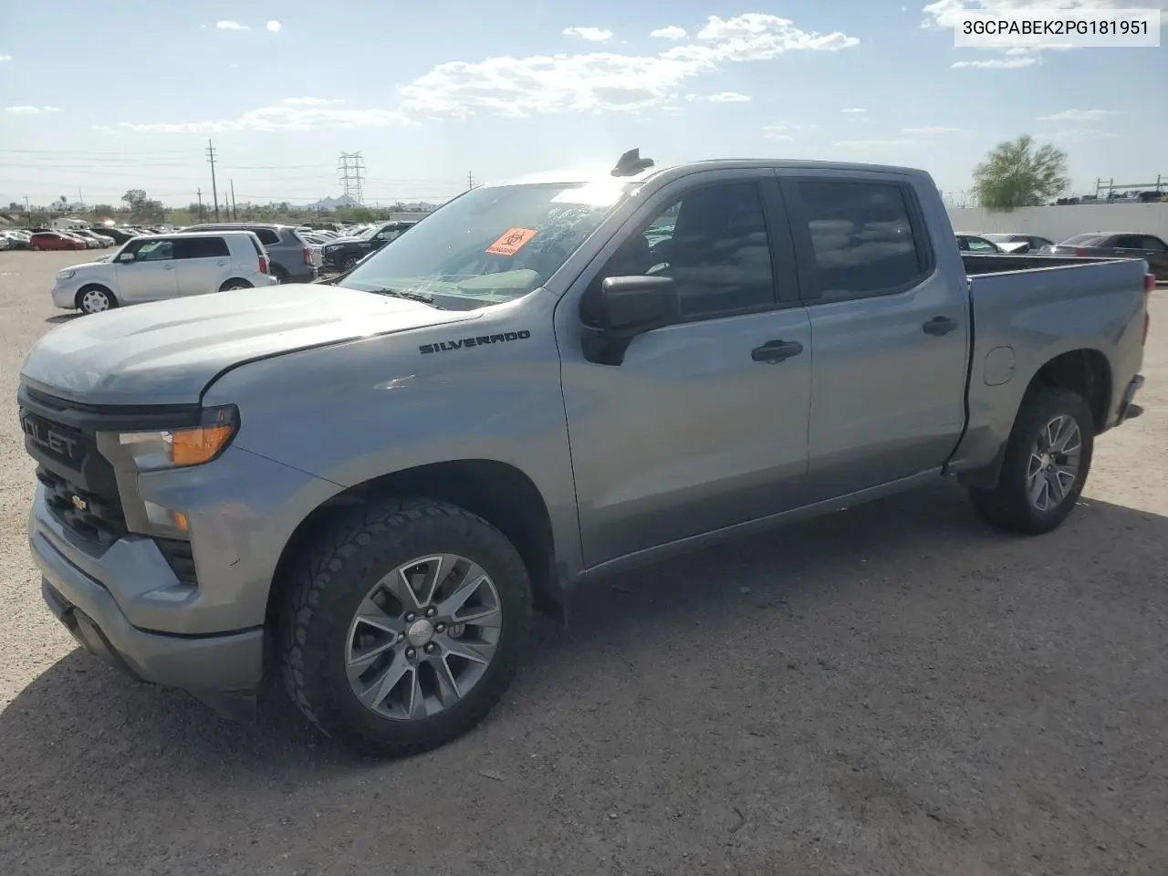 2023 Chevrolet Silverado C1500 Custom VIN: 3GCPABEK2PG181951 Lot: 60565815
