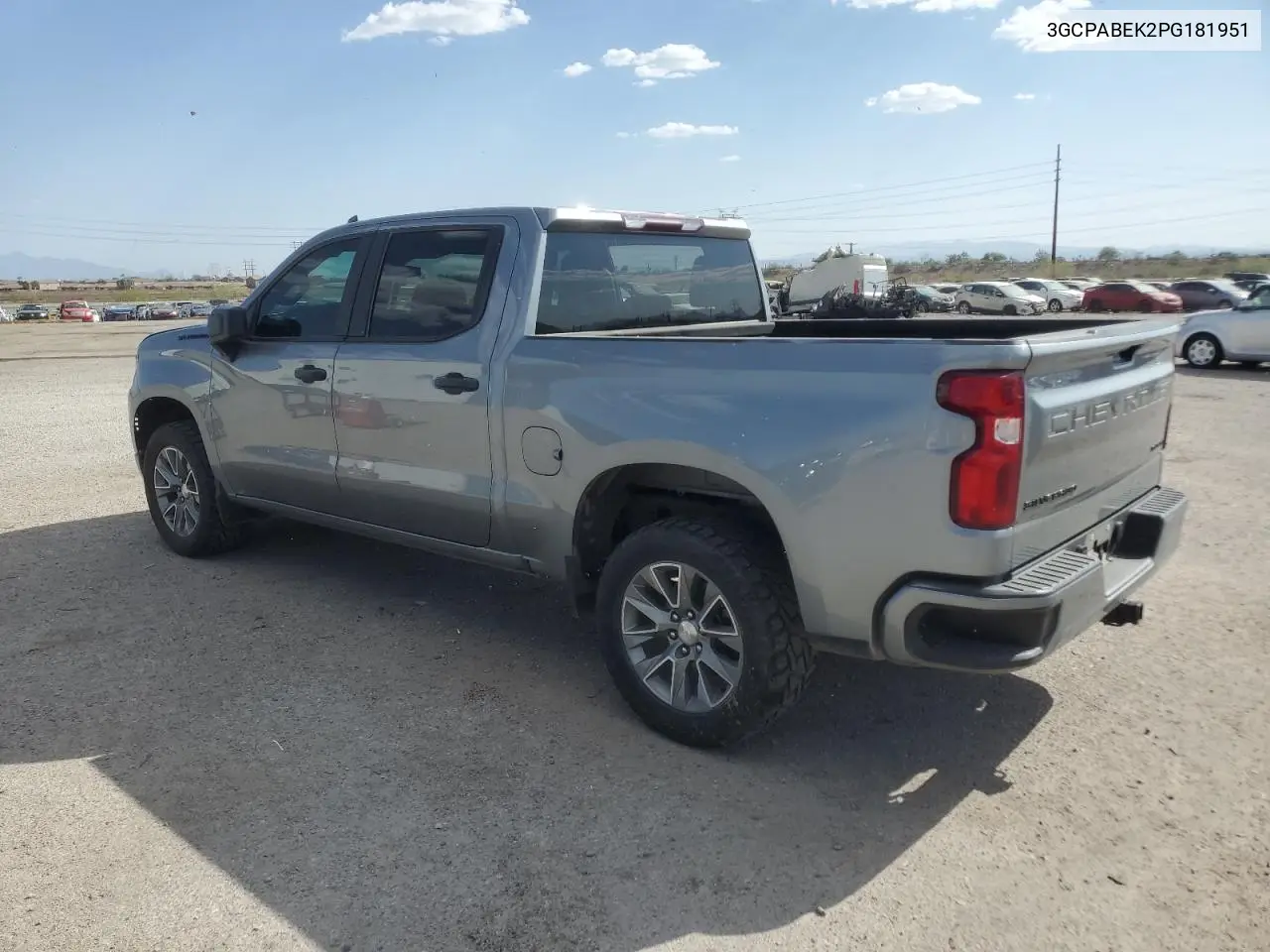 2023 Chevrolet Silverado C1500 Custom VIN: 3GCPABEK2PG181951 Lot: 60565815