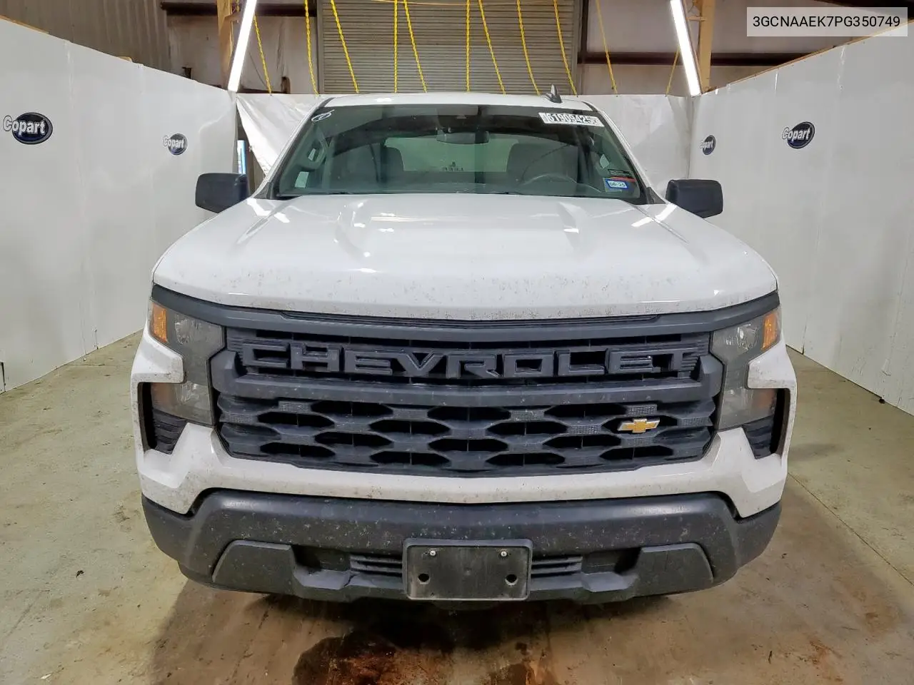 2023 Chevrolet Silverado C1500 VIN: 3GCNAAEK7PG350749 Lot: 61909425