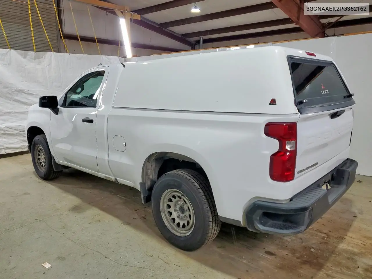 2023 Chevrolet Silverado C1500 VIN: 3GCNAAEK2PG362162 Lot: 62022685