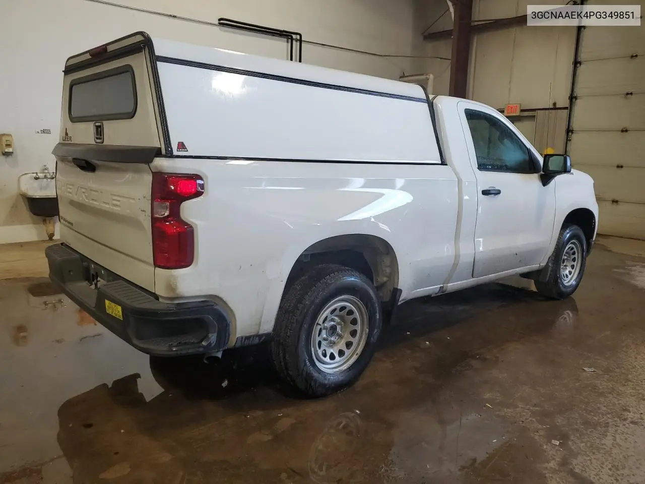 2023 Chevrolet Silverado C1500 VIN: 3GCNAAEK4PG349851 Lot: 62146925
