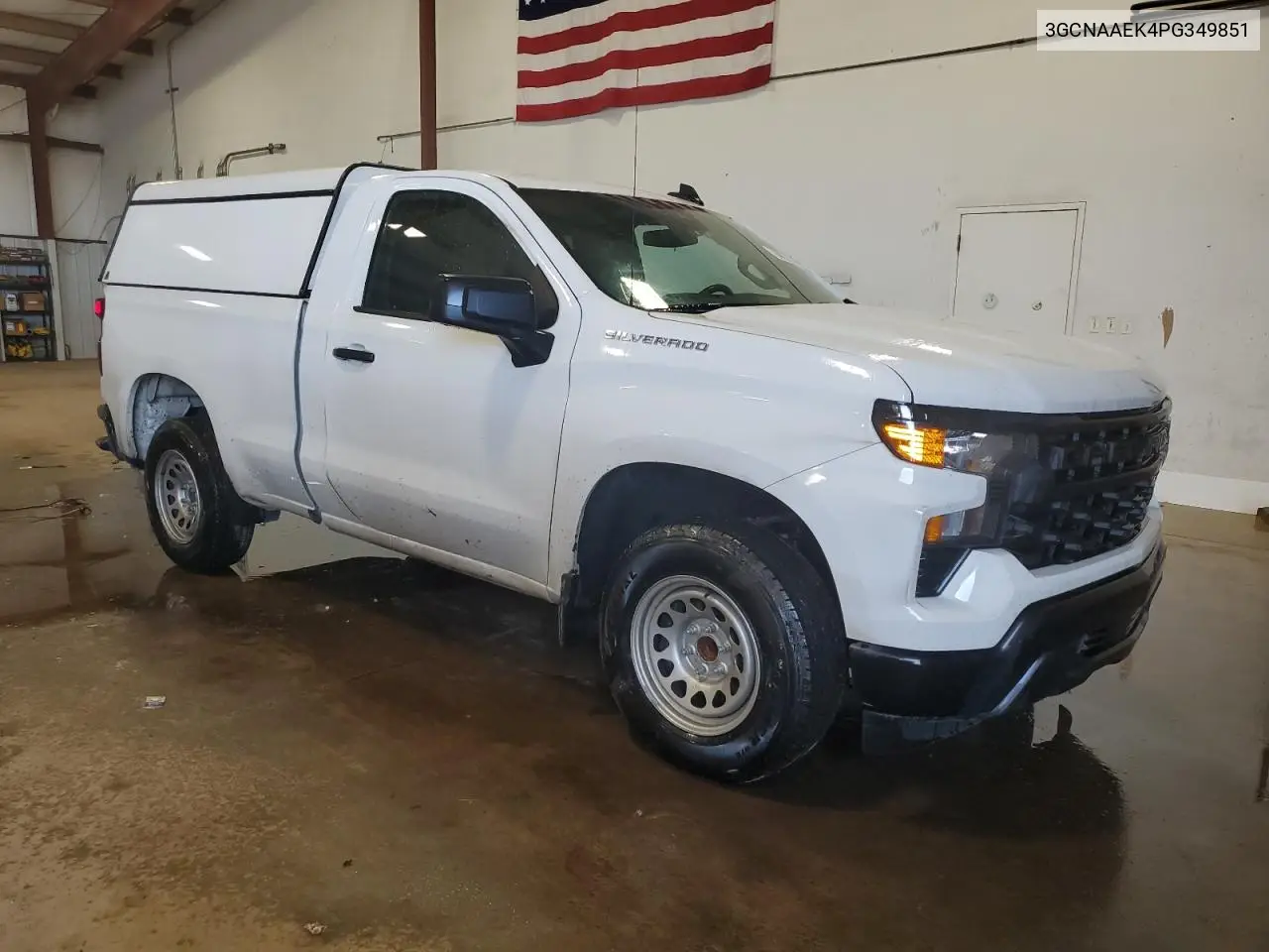 2023 Chevrolet Silverado C1500 VIN: 3GCNAAEK4PG349851 Lot: 62146925