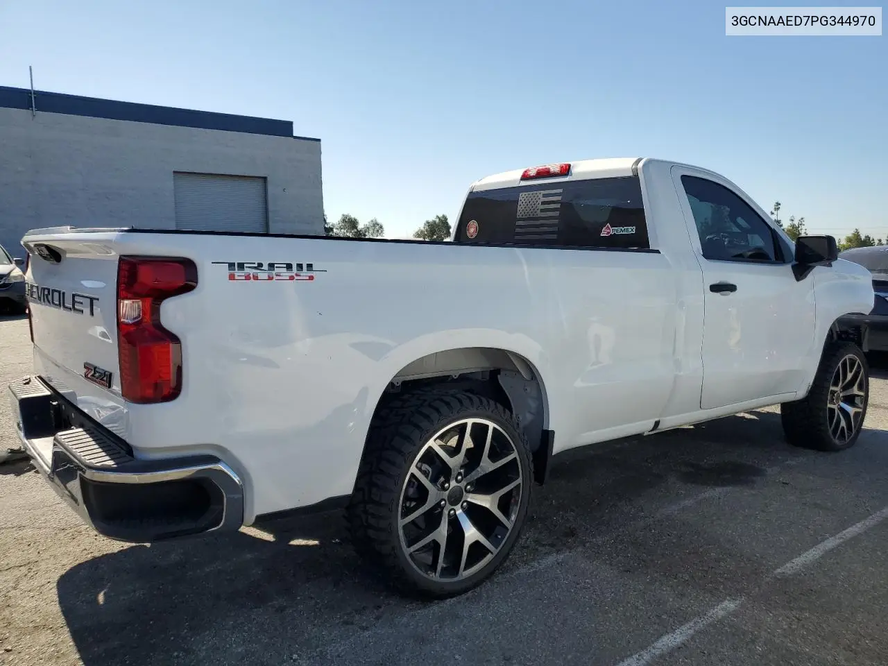 2023 Chevrolet Silverado C1500 VIN: 3GCNAAED7PG344970 Lot: 62683575