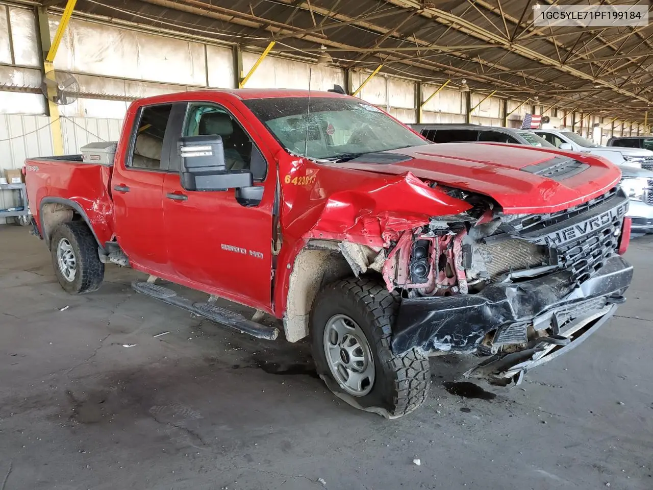 2023 Chevrolet Silverado K2500 Heavy Duty VIN: 1GC5YLE71PF199184 Lot: 65129135