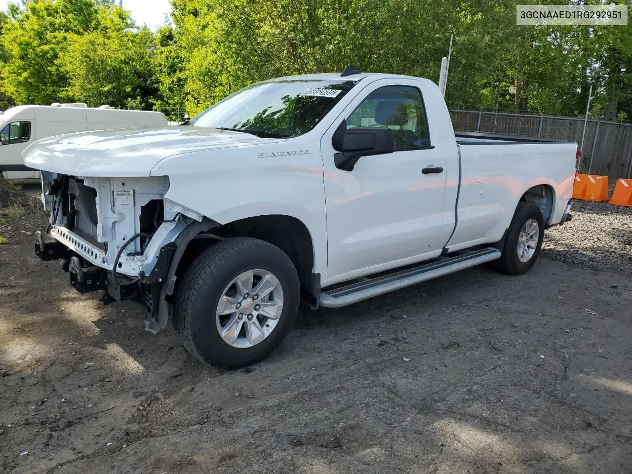 2024 Chevrolet Silverado C1500 VIN: 3GCNAAED1RG292951 Lot: 55852685