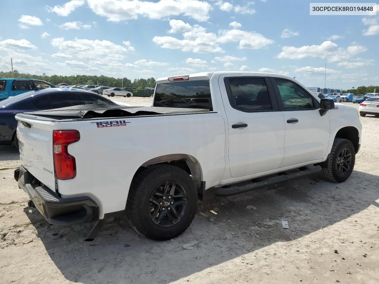 2024 Chevrolet Silverado K1500 Trail Boss Custom VIN: 3GCPDCEK8RG194848 Lot: 56959435