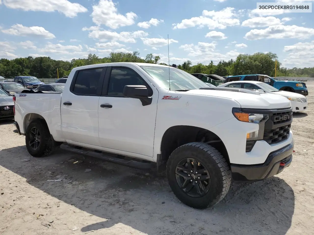 2024 Chevrolet Silverado K1500 Trail Boss Custom VIN: 3GCPDCEK8RG194848 Lot: 56959435